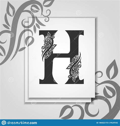 Letter H Luxury Logo Design Template Stock Vector 2066578823 Aria Art