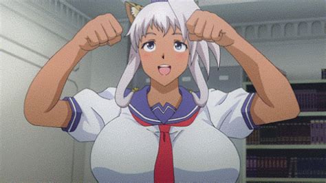Animated Girl Huge Boobs  Anime Girl