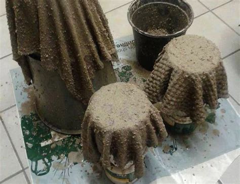 Step By Step Diy To Create Cement Planter With Old Towel