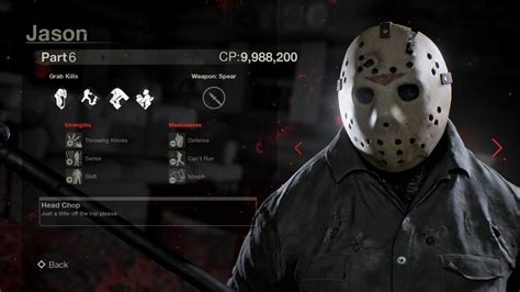 Friday The 13th The Game Part 4 Jason - All Versions of Jason Highlighted in "Friday the 13th: The Game" - Dark