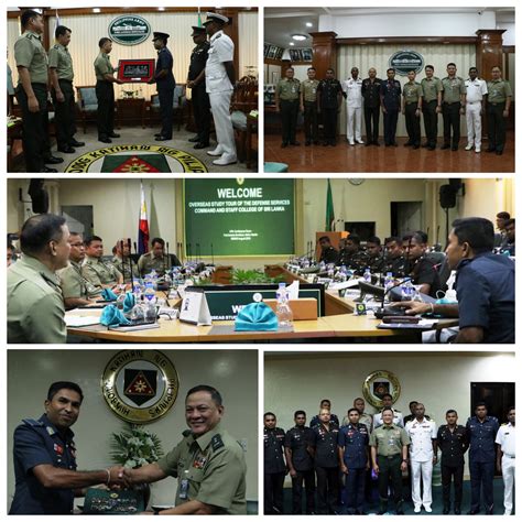 Sri Linka Dscsc Visits Headquarters Philippine Army