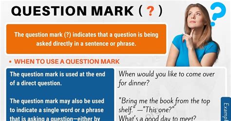 Question Mark When To Use Question Marks In English Punctuation
