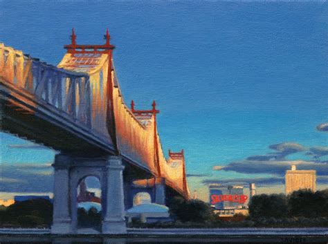 59th Street Bridge At Sunset By Nick Savides