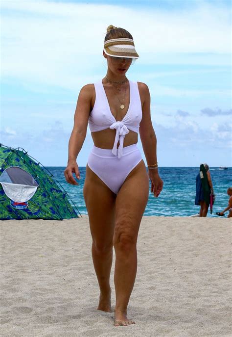 Bianca Elouise In White Bikini Gotceleb