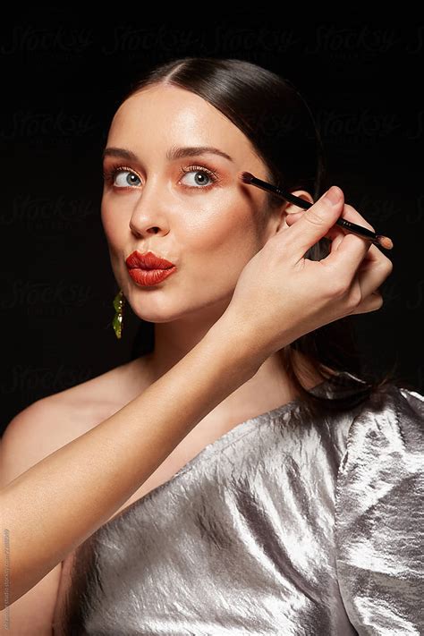 Makeup Artist Working In Fashion Industry By Stocksy Contributor