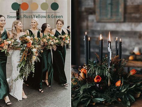 Get Inspired By 10 Chic Moody Wedding Colors For Fall And Winter Blog