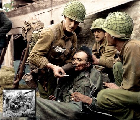 Some Colorized Wwii Wounded Soldier Pics