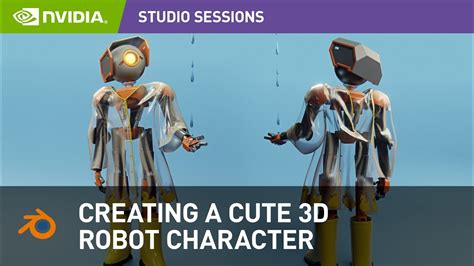 Blender Creating Cute 3d Robot Character W Rachel Frick Youtube