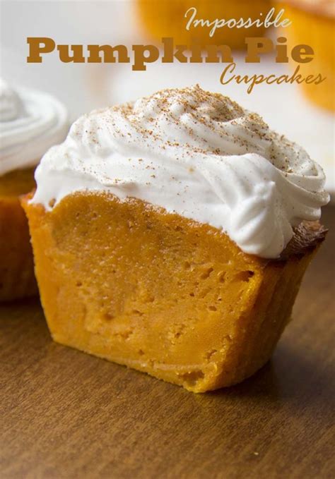 Impossible Pumpkin Pie Cupcakes Cakescottage