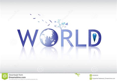Vector Abstract World Globe Logo Stock Illustration Illustration Of