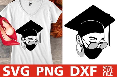Download Woman In Graduation Hat svg, Mask svg, Graduate svg ...