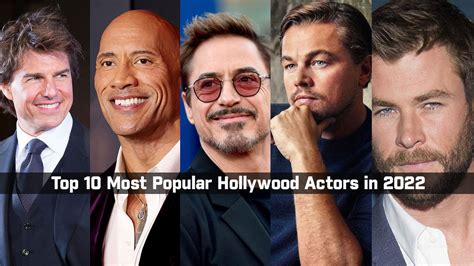 Top 10 Most Popular Hollywood Actors In 2022 Whiz Stories