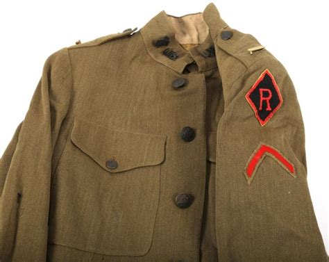 Sold Price Wwi Us Army Railhead Officer Uniform Tunic March 1 0118