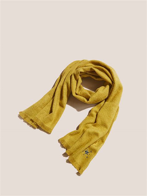 White Stuff Midweight Scarf Yellow At John Lewis And Partners