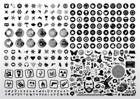 Black White Vector Icons Vector Art & Graphics | freevector.com