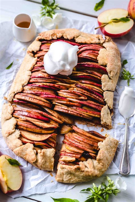 Easy Apple Galette Recipe Vegan And Easy Two Spoons