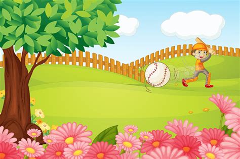 Boy Playing Cricket Stock Illustration Download Image Now Istock