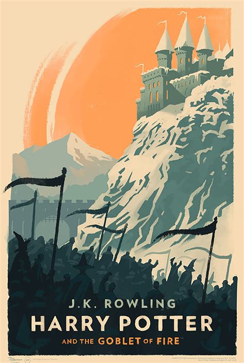 Book cover illustrations and clipart (312,832). Magical Vintage Harry Potter Book Covers By Olly Moss ...