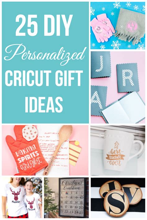 25 DIY Personalized Cricut Holiday Gift Ideas Sew Much Ado