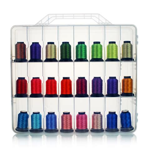 Thread Spool Organizer With 48 Compartments For Storing Your Threads