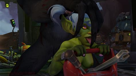 Rule 34 3d Ahe Gao Ambiguous Penetration Breasts Duskwood Terror From Behind Goblin Green Skin