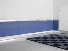 Originally, chair rail moulding was added to dining rooms to protect plaster walls from getting damaged by dining room chairs. Smooth Metal Chair Rail