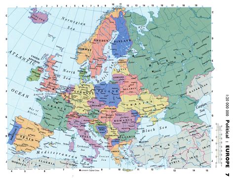 Maps Of Europe And European Countries Political Maps Administrative