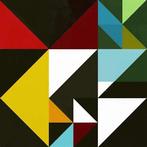 Geometric Abstraction By Rabi Roy Painting Digital Art Limited