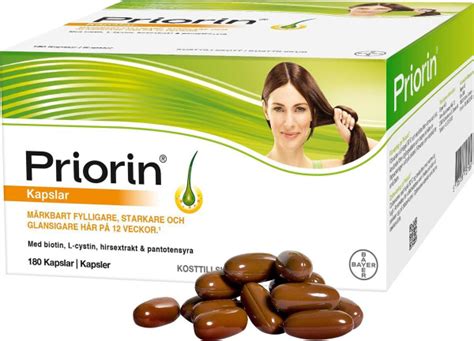 Bayer Priorin Приорин Витамины для волос в капсулах 180 шт купить с