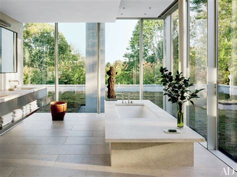 13 Gorgeous Minimalist Bathrooms Photos Architectural Digest