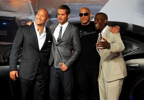 His theatrical personality, natural charm, and powerful physique made him one of the most. Dwayne Johnson, Paul Walker, Vin Diesel and Tyrese Gibson ...