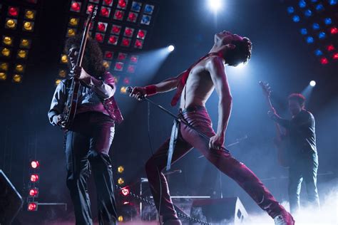 film review bohemian rhapsody scores with rami malek in queen s larger than life biopic rank