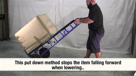 How To Move A Heavy Item With A Trolley Youtube