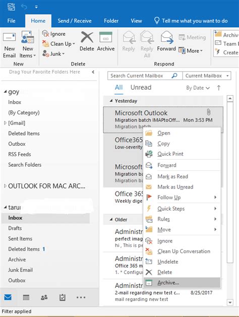 How To Create Archive Folder In Outlook 365 Printable Forms Free Online