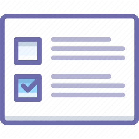 Checkbox Layout List Icon