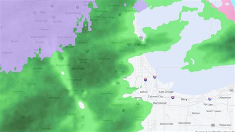 Live Radar Track Ice Sleet And Rain As Storm Moves Across The Chicago