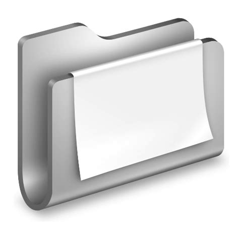 Documents Metal Folder Icon Alumin Folders Iconpack Wil Nichols