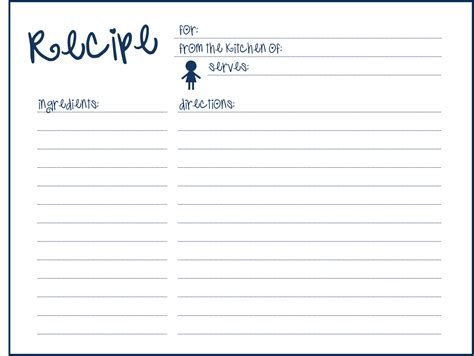 These recipe cards make great gifts or you can put down some recipes and keep them for yourself. 9 Best Images of Blank Printable Recipe Cards - Blank Recipe Card Templates Printable, Free ...
