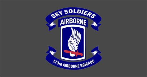 173rd Airborne Brigade Combat Team Logo Space Long Sleeve T Shirt