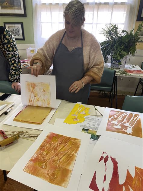 Monoprinting And Linocut Techniques Workshop Port Fairy Community House