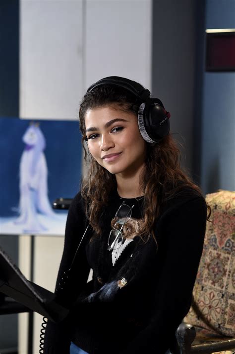 Zendaya Shines In New Behind The Scenes Photo For Smallfoot