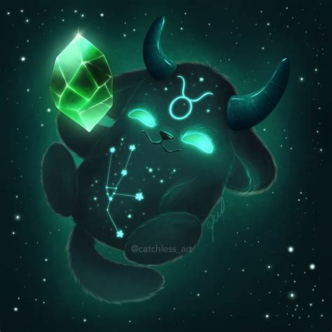 I Draw 12 Cute Glowing Monsters As Zodiac Signs Zodiac Signs Animals