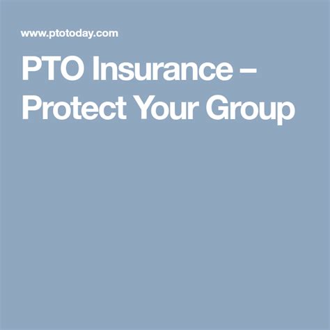 Get pto insurance in 3 (three) minutes. PTO Insurance - Protect Your Group | Pto, Insurance, Group insurance