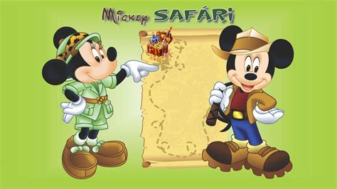 Minnie Mouse Safari Background