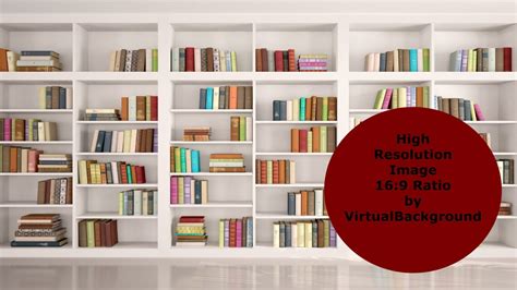 Virtual Bookshelf For Zoom Backgrounds Bookcase Virtual Background For