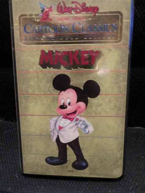 Walt Disney Home Video Cartoon Classics Limited Gold Edition Mickey Mouse VHS EBay