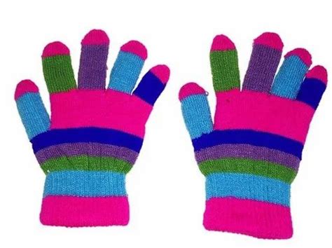 Full Finger Multicolor Mens Woolen Knitted Gloves At Rs 55pair In Ludhiana