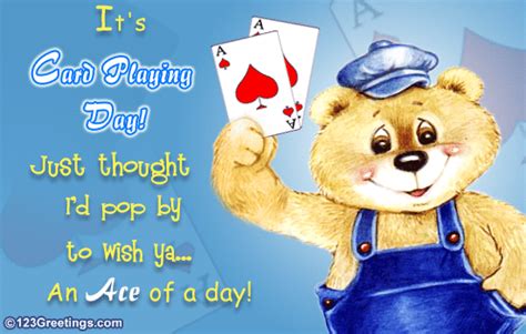 Card Playing Day Cards Free Card Playing Day Wishes Greeting Cards