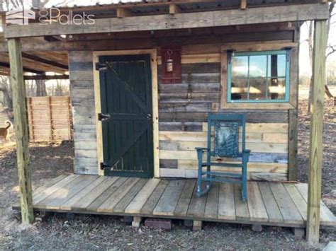104 ways to turn pallets into pallet sofa; Tiny Off Grid Cabin Made from Pallets & Reclaimed Lumber ...