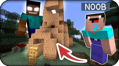 Noob Vs Creepypasta Casa Herobrine Minecraft Troll Roleplay Las Aventuras Del Noob Youtube